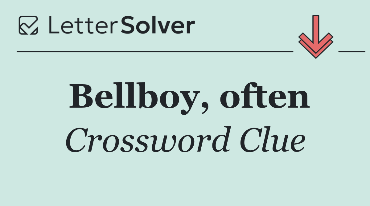 Bellboy, often