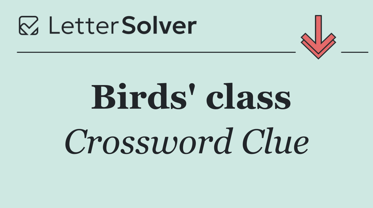 Birds' class