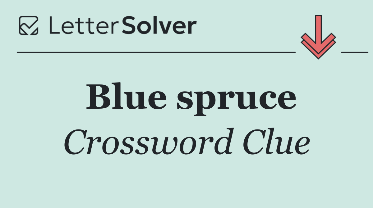 Blue spruce