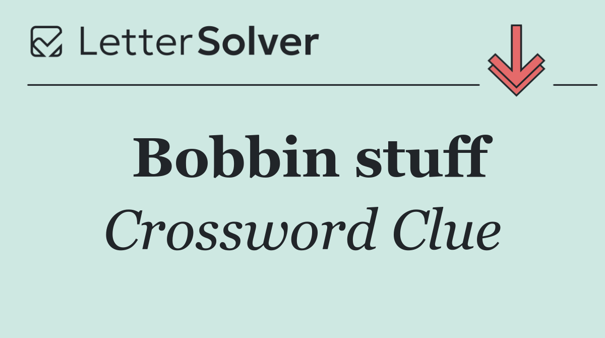 Bobbin stuff