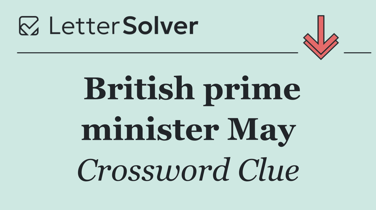 British prime minister May