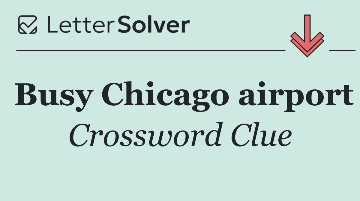 Busy Chicago airport