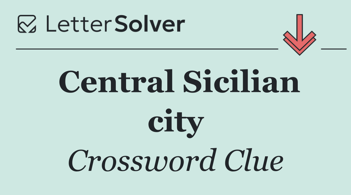 Central Sicilian city
