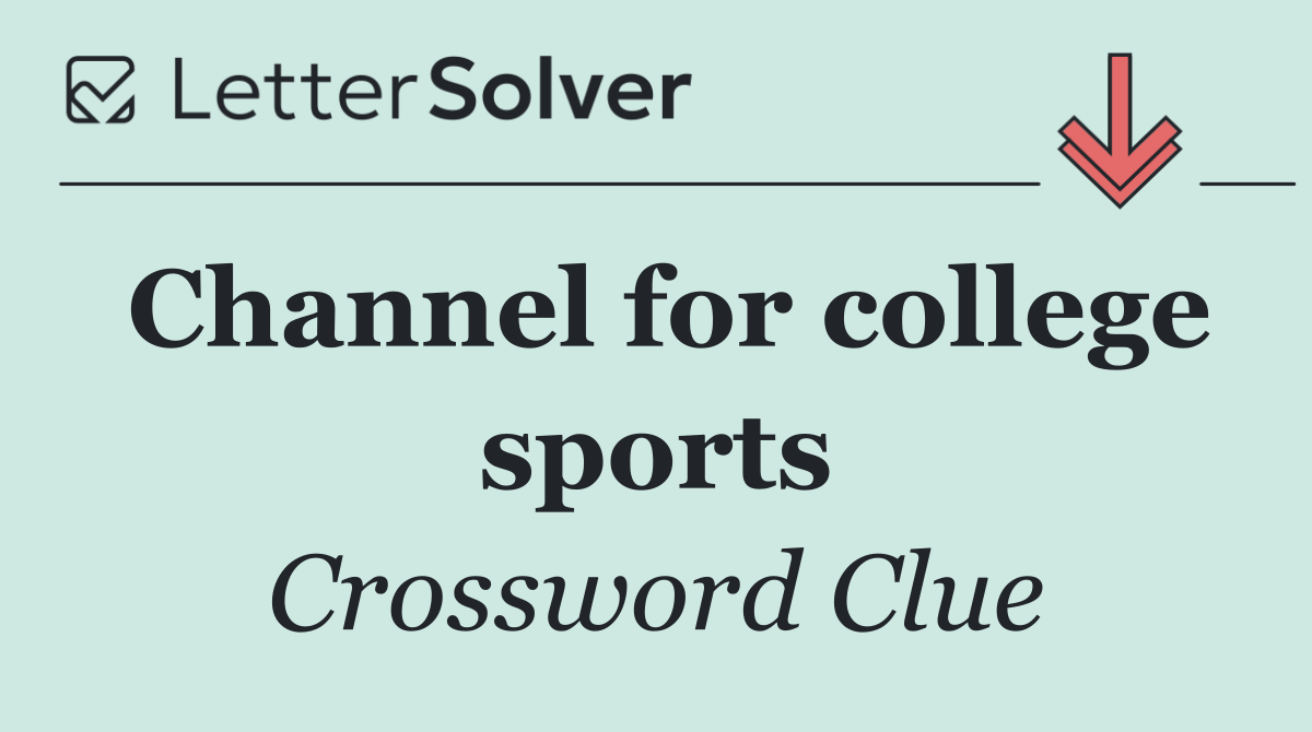 Channel for college sports