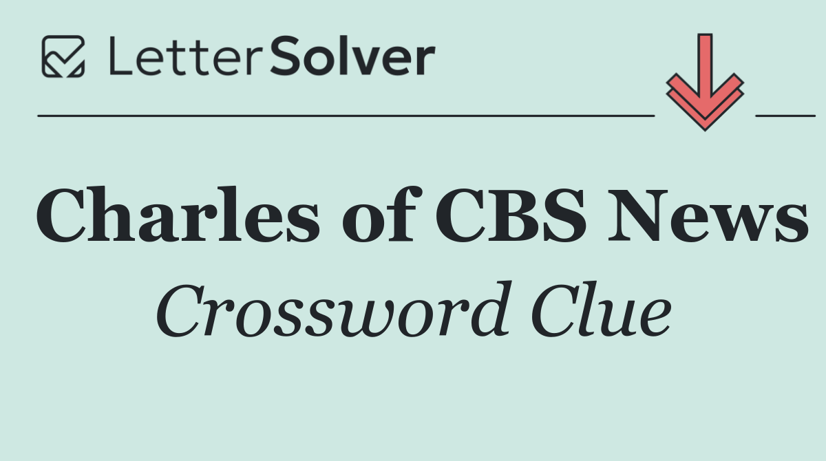 Charles of CBS News