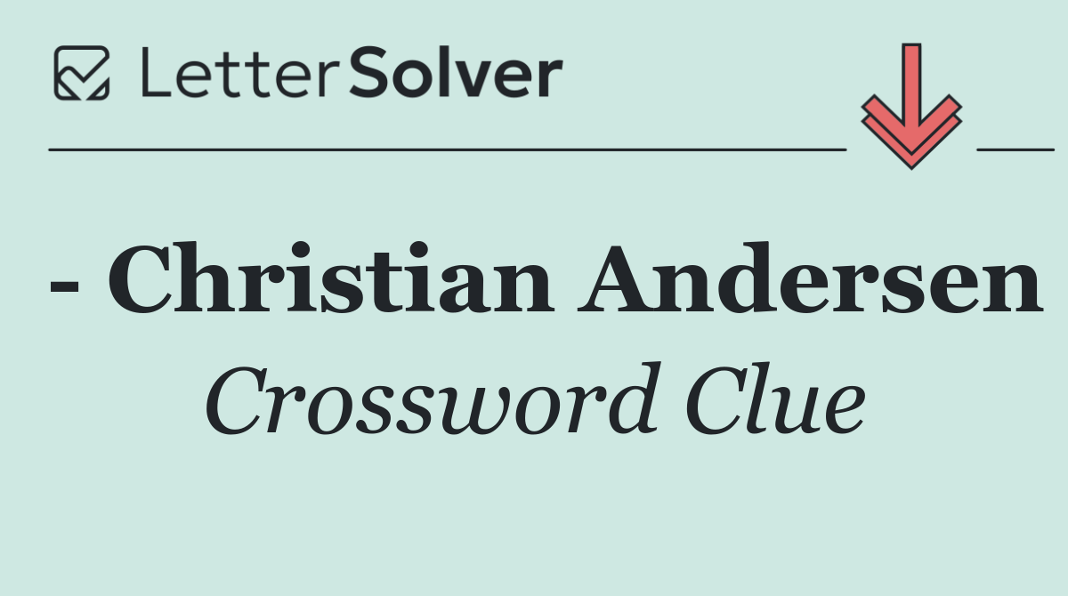   Christian Andersen