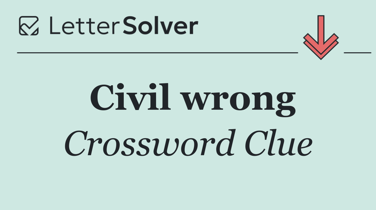 Civil wrong