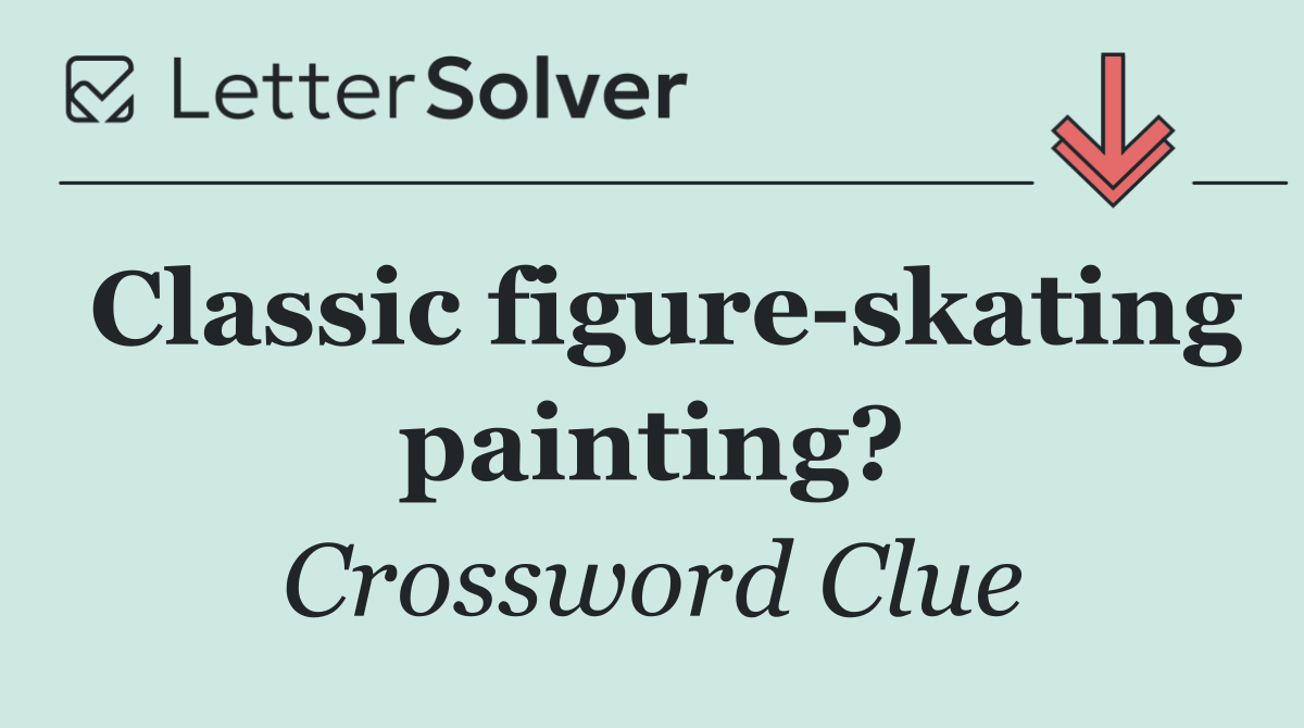 Classic figure skating painting?