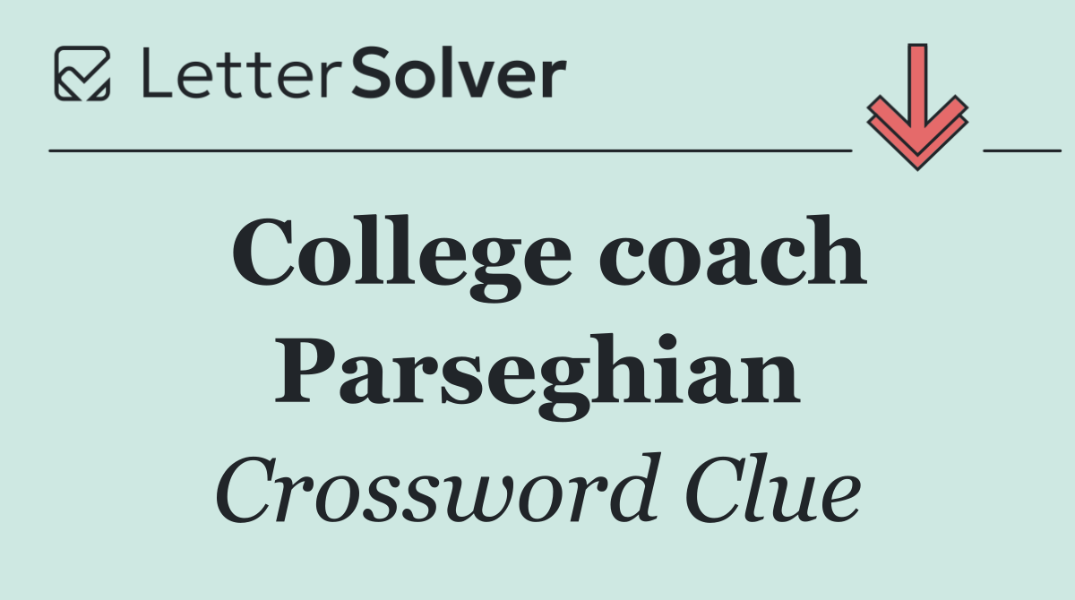 College coach Parseghian