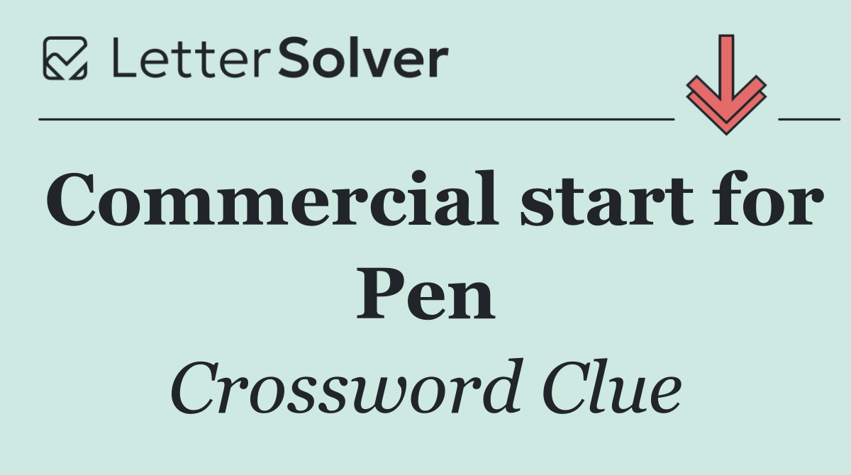 Commercial start for Pen