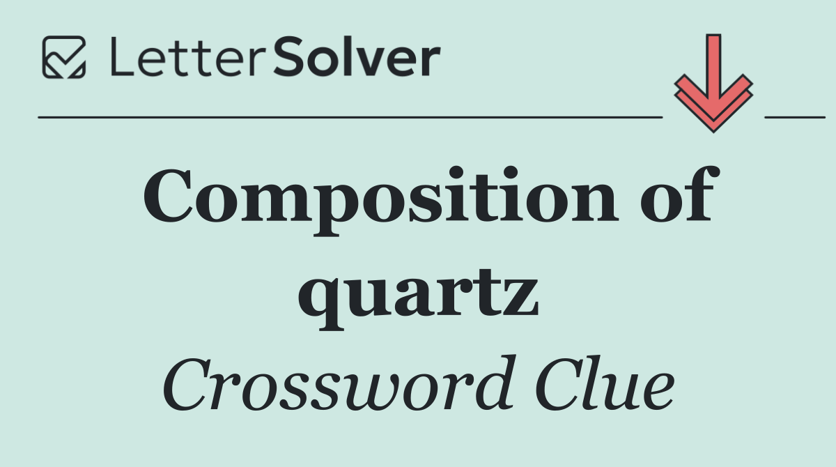 Composition of quartz