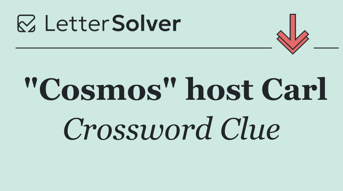"Cosmos" host Carl