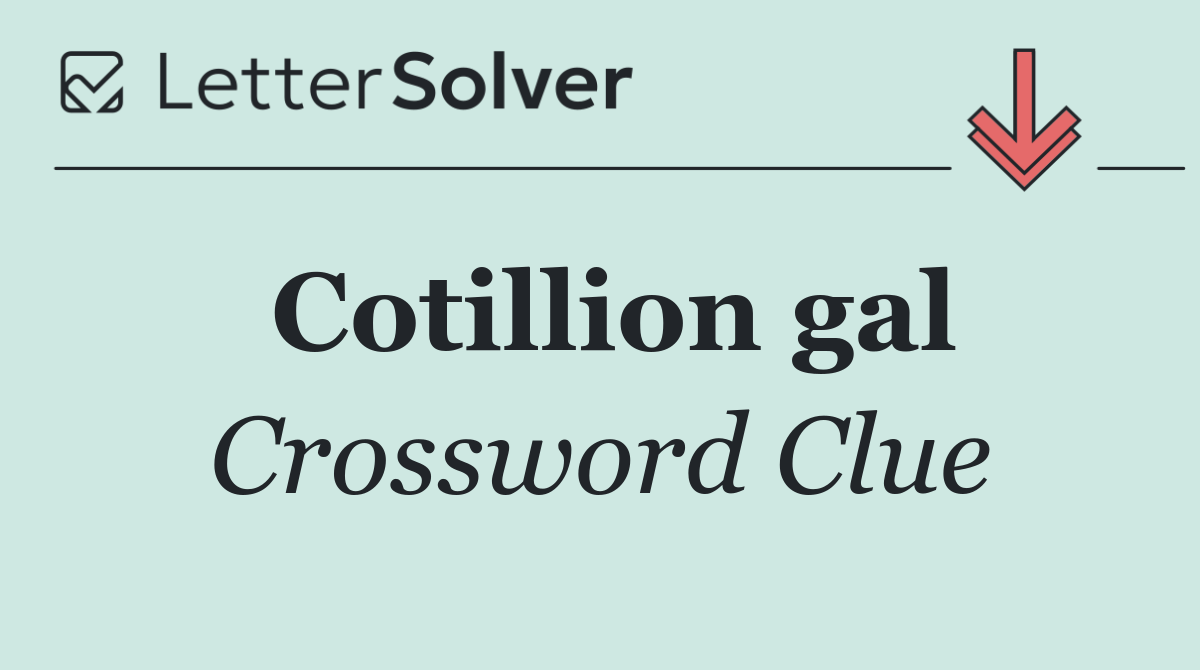 Cotillion gal
