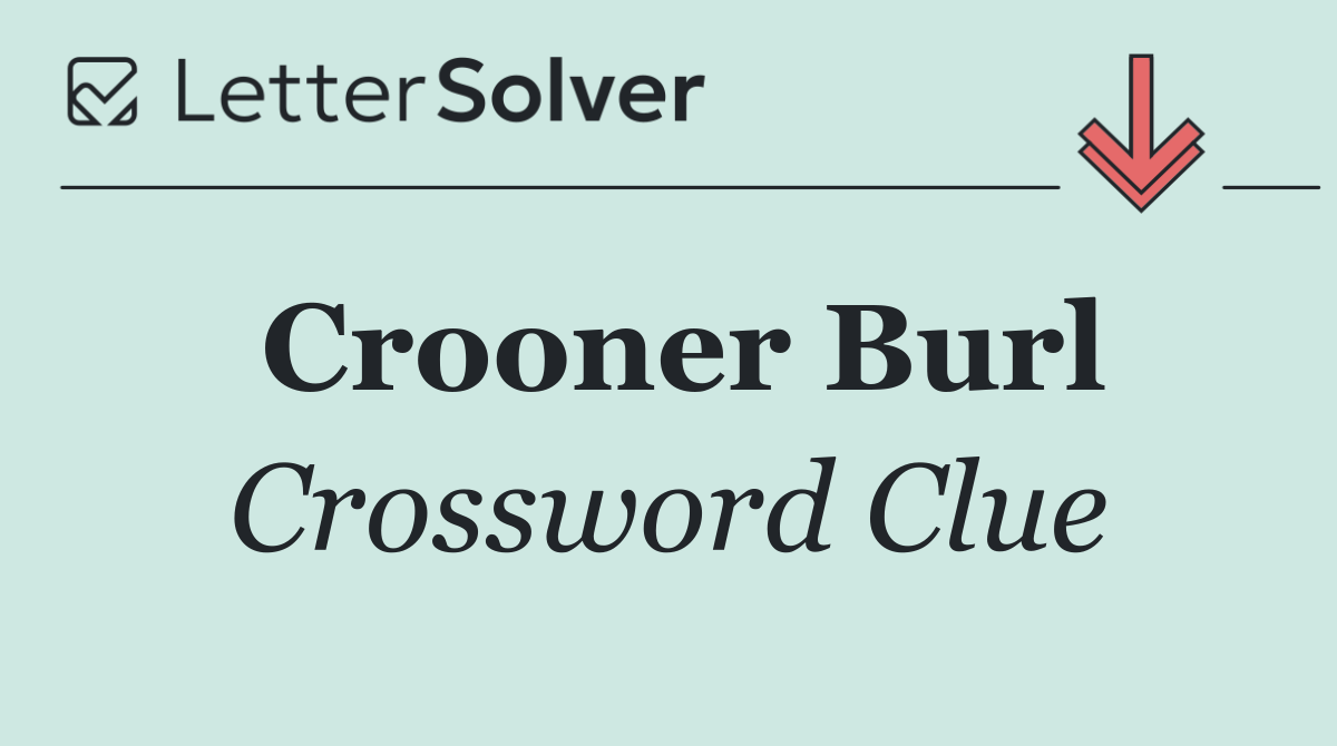 Crooner Burl