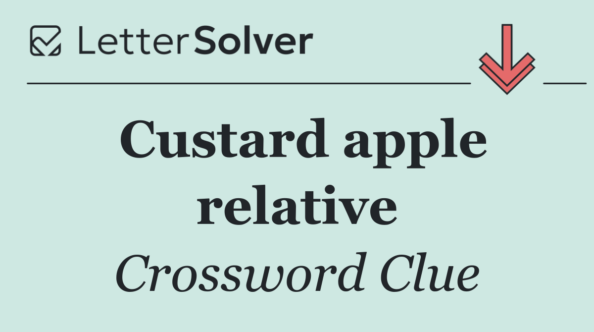 Custard apple relative