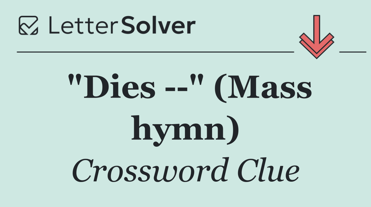 "Dies   " (Mass hymn)