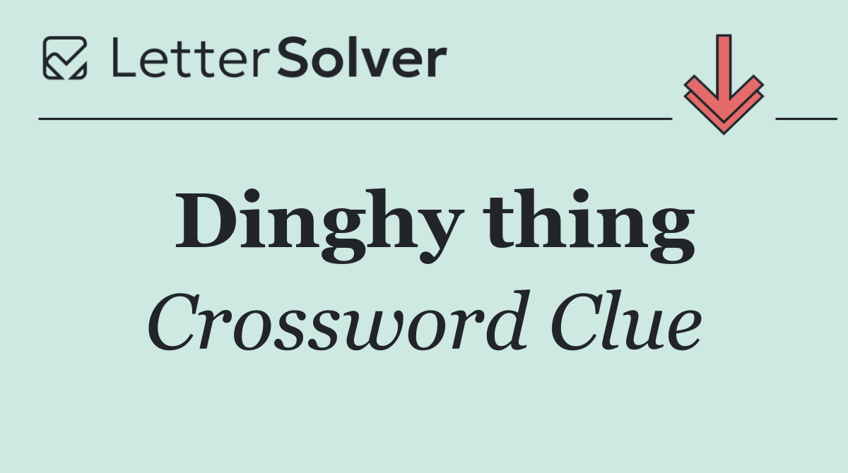 Dinghy thing