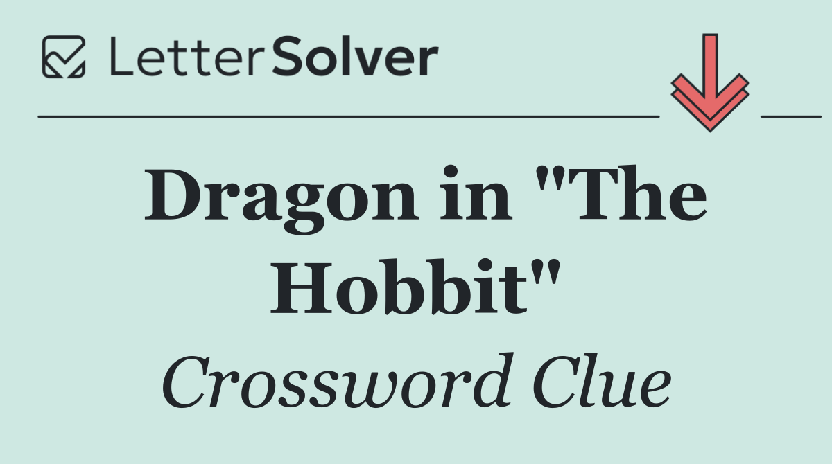 Dragon in "The Hobbit"