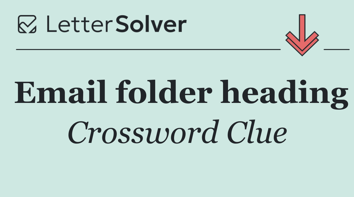 Email folder heading