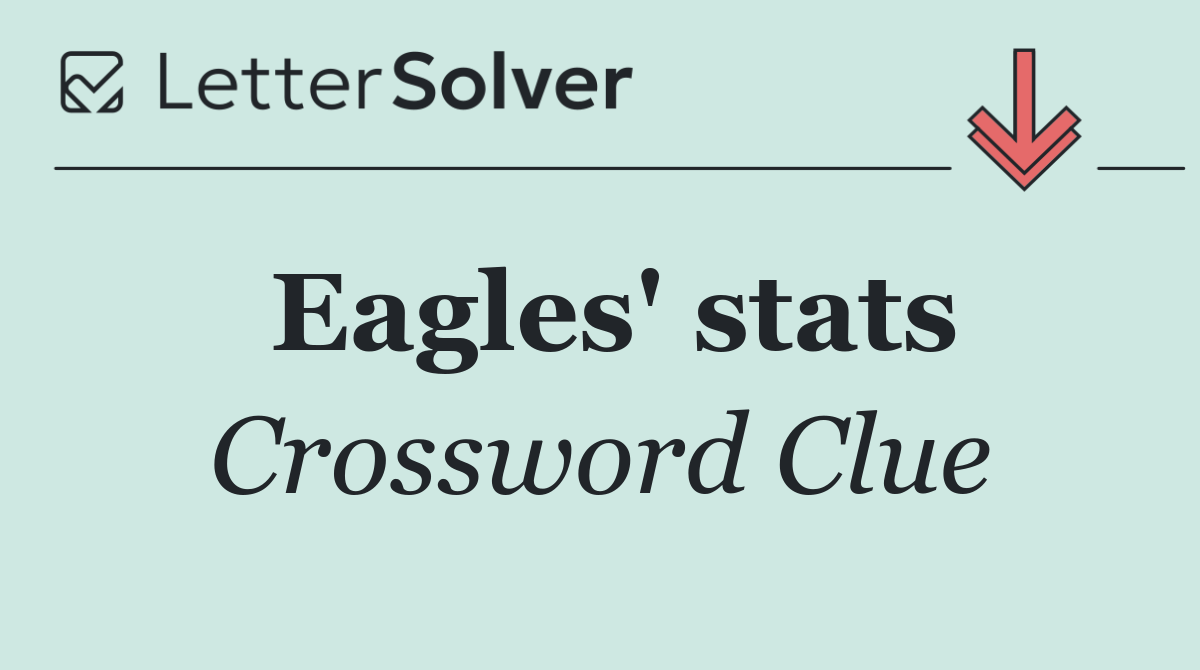 Eagles' stats