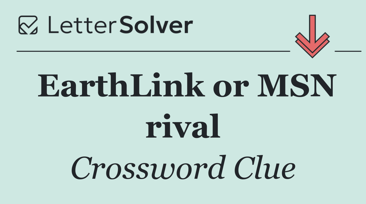 EarthLink or MSN rival
