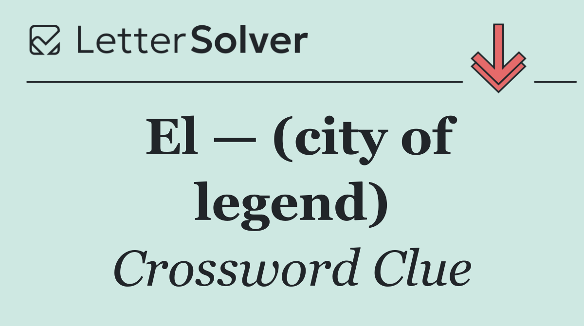 El — (city of legend)