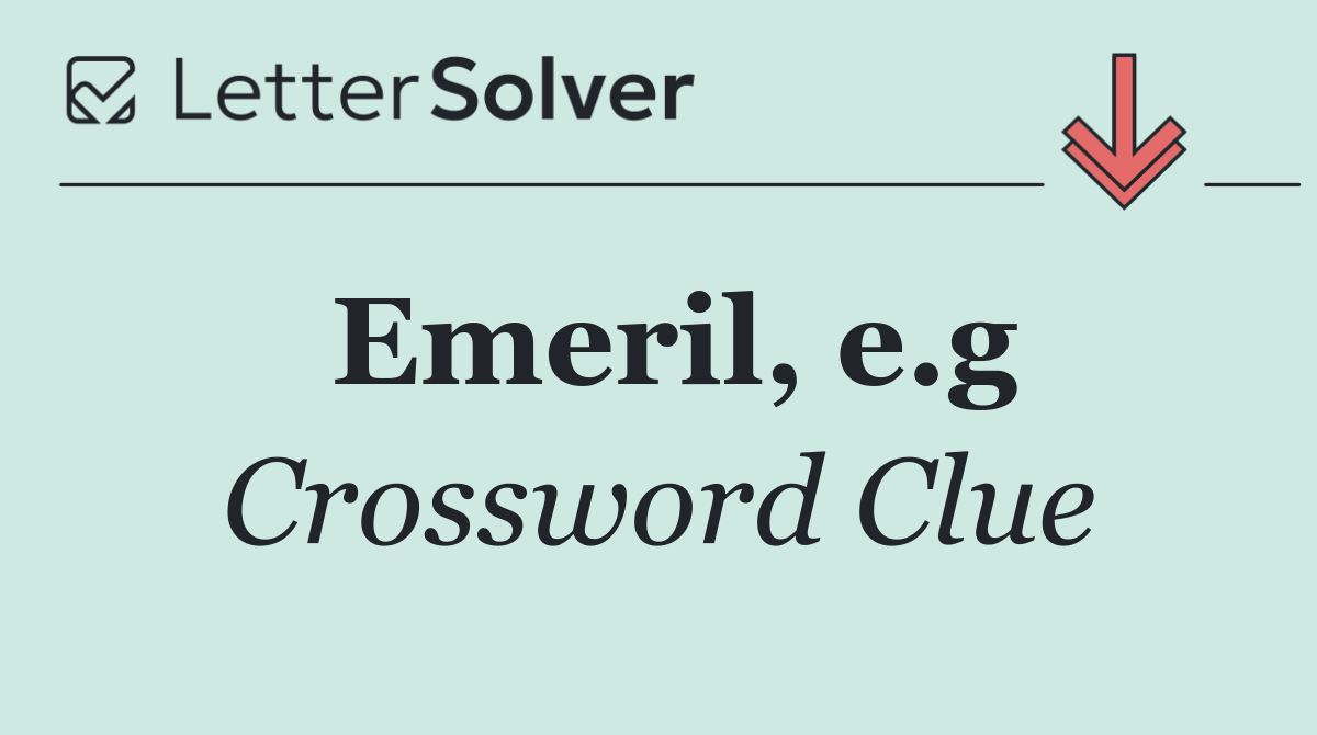 Emeril, e.g