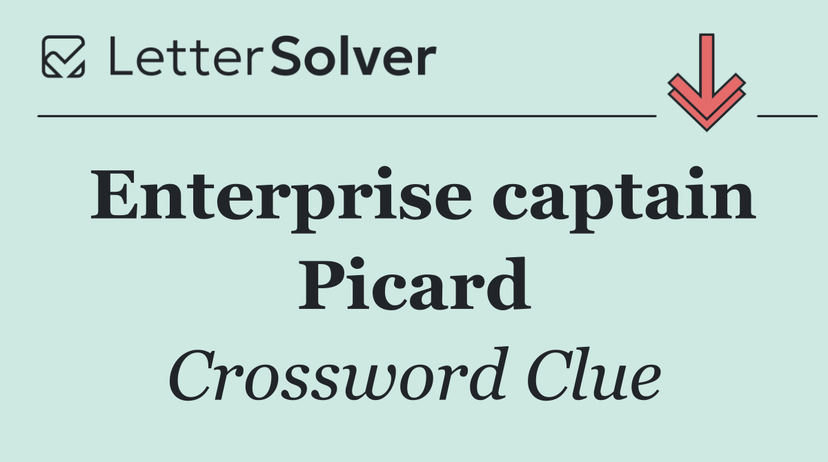 Enterprise captain Picard