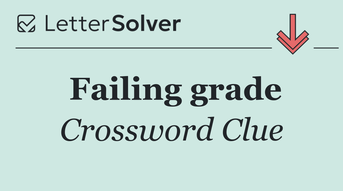 Failing grade
