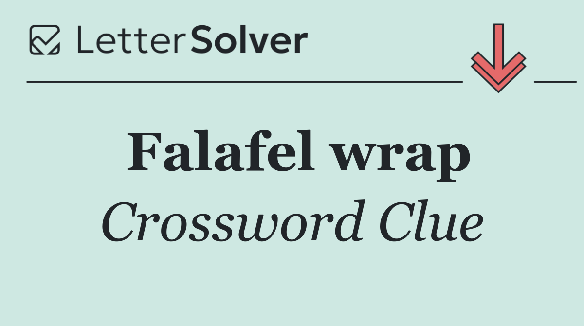 Falafel wrap