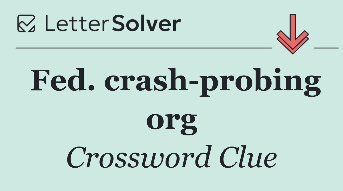 Fed. crash probing org