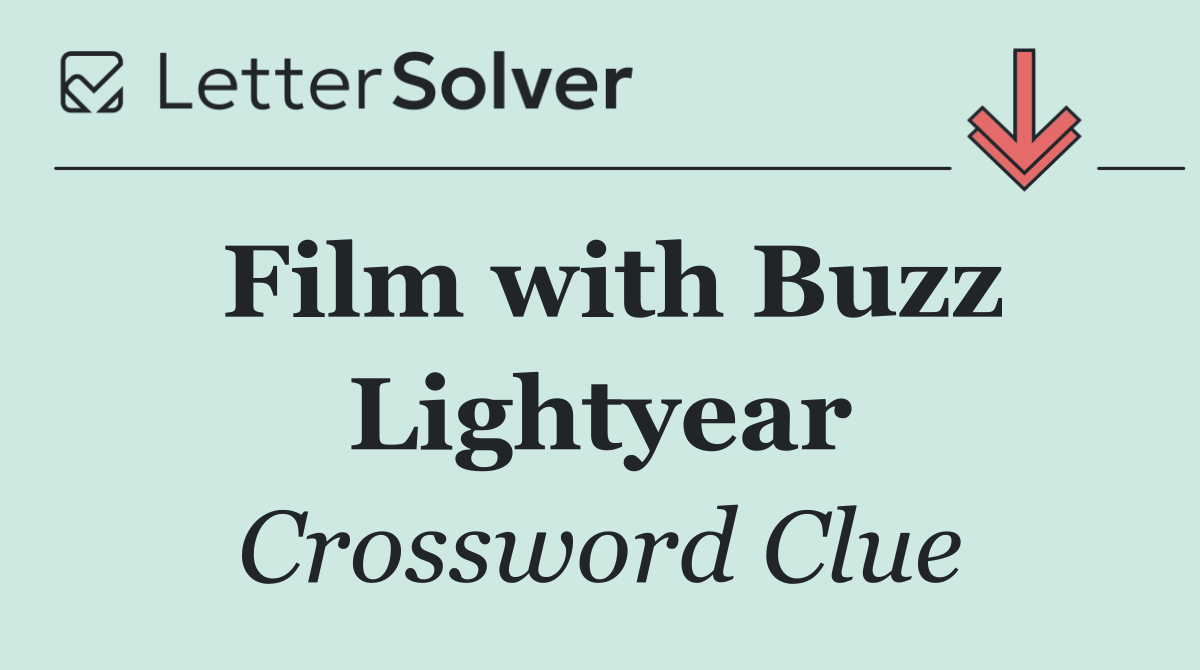 Film with Buzz Lightyear