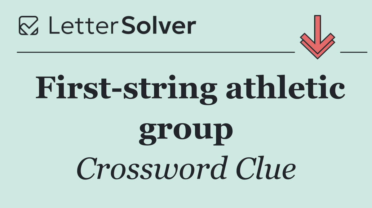 First string athletic group