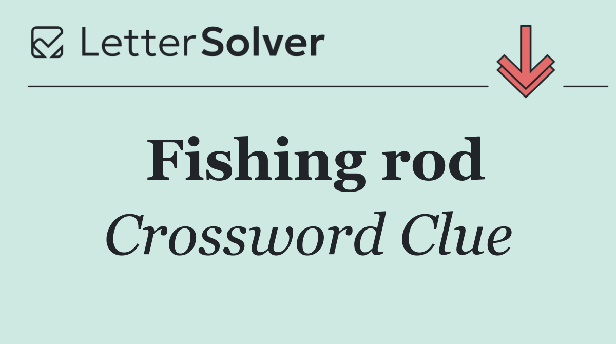 Fishing rod