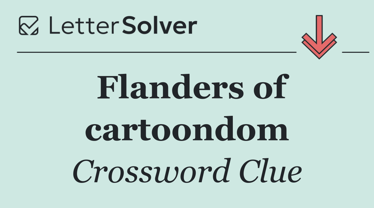 Flanders of cartoondom