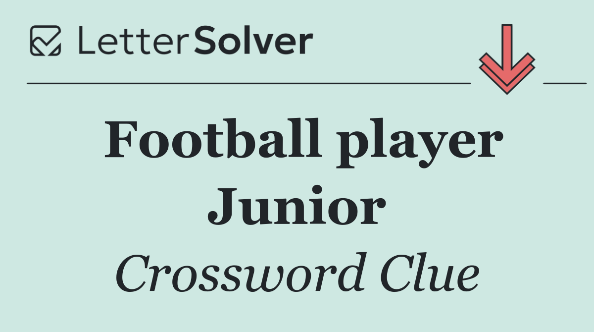 Football player Junior