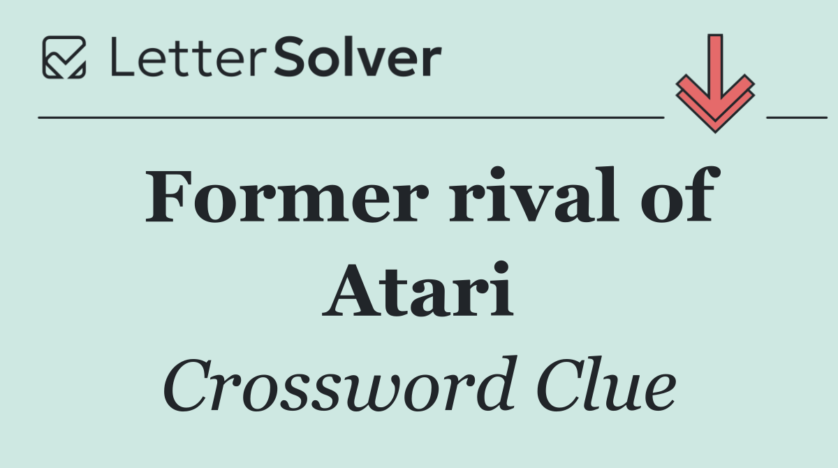Former rival of Atari