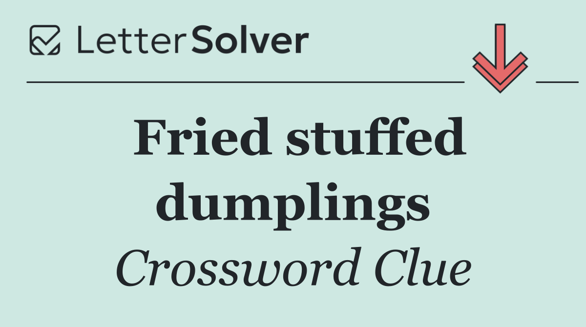 Fried stuffed dumplings