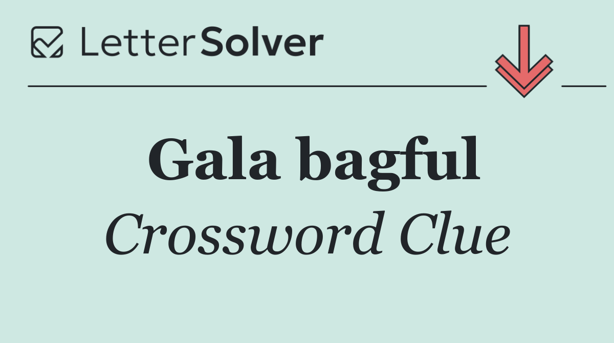 Gala bagful