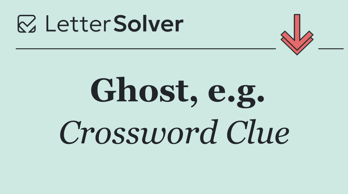 Ghost, e.g.