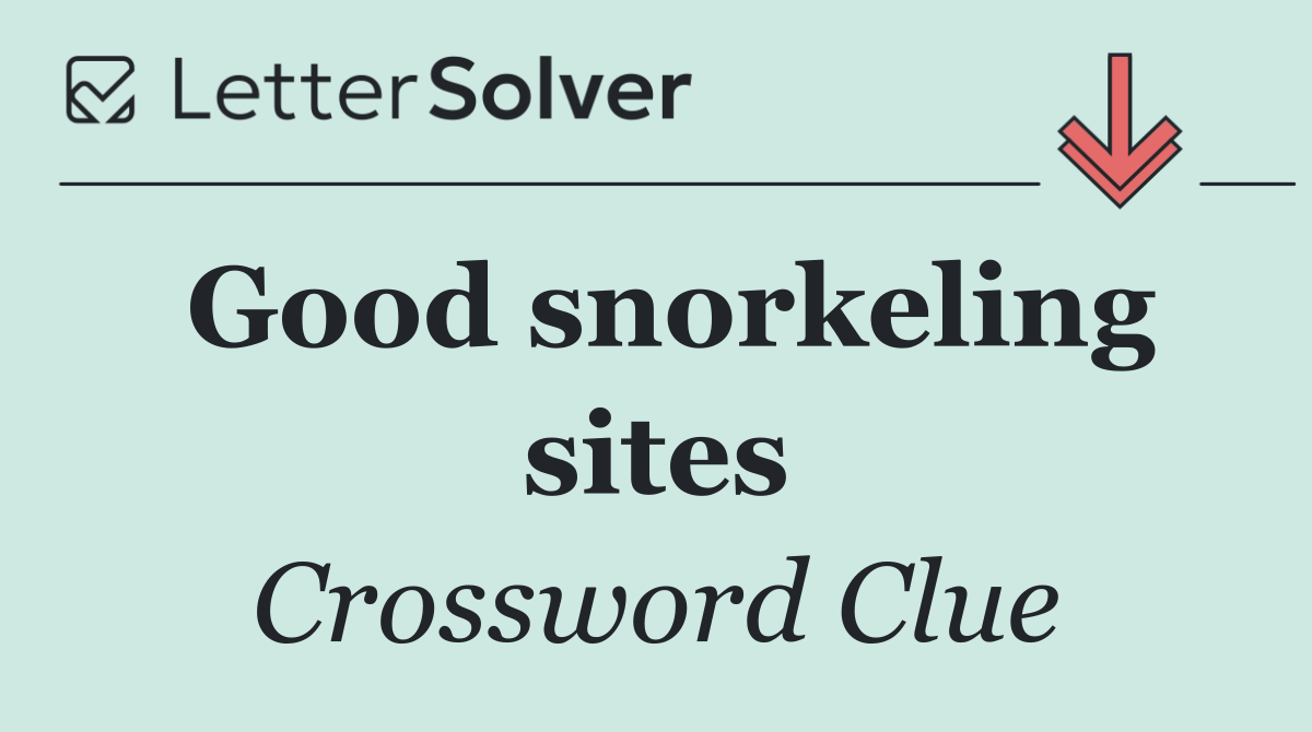 Good snorkeling sites