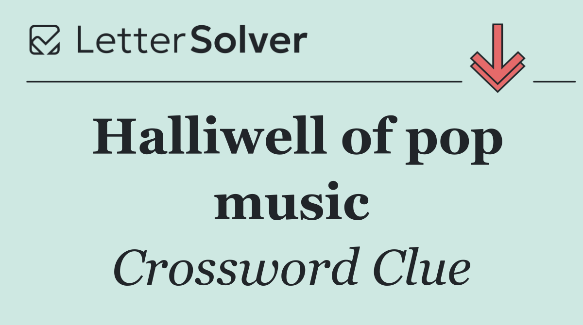 Halliwell of pop music
