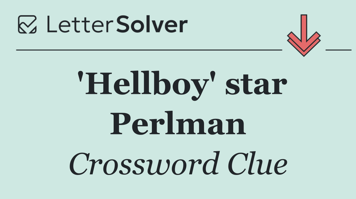 'Hellboy' star Perlman