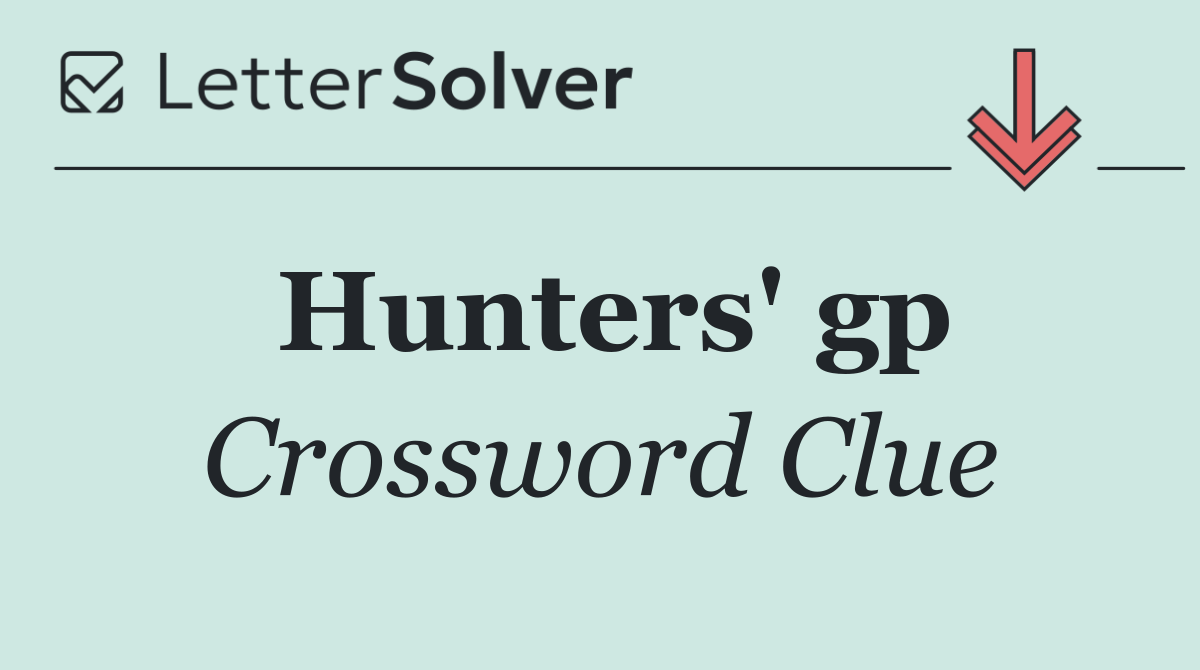Hunters' gp