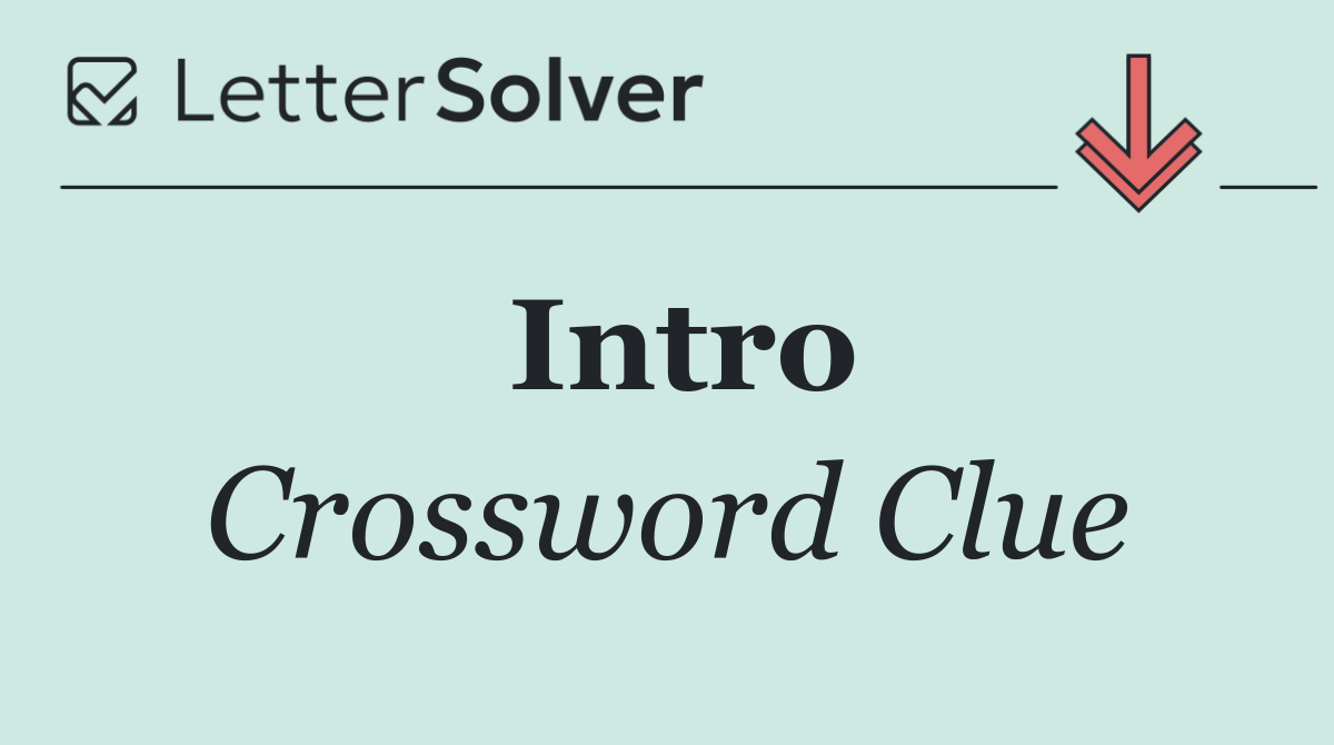 Intro