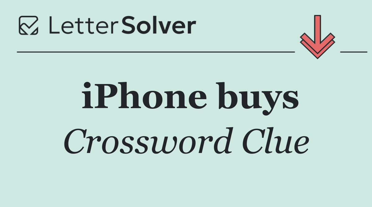 iPhone buys