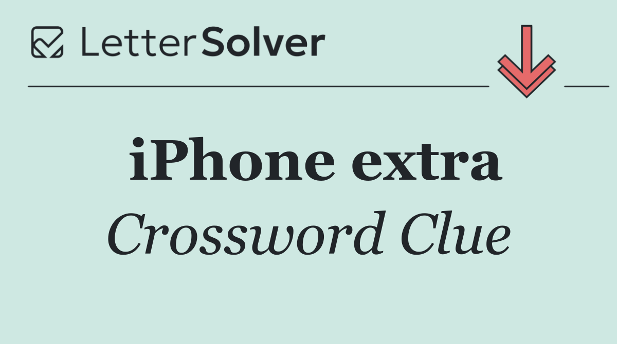 iPhone extra