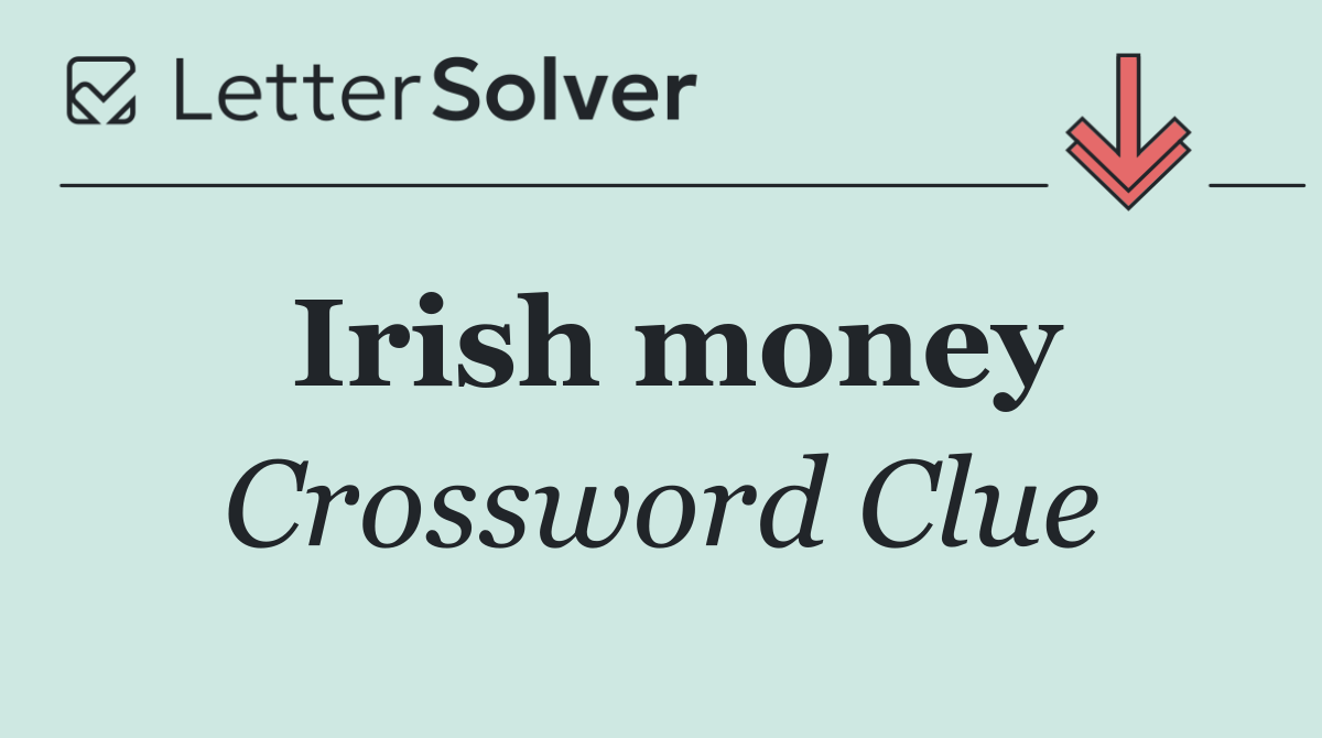 Irish money
