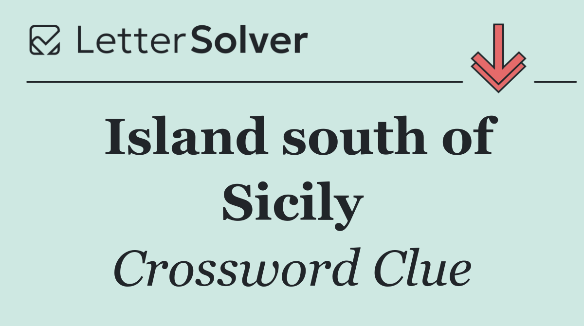 Island south of Sicily