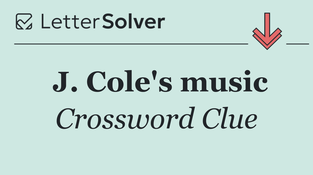 J. Cole's music
